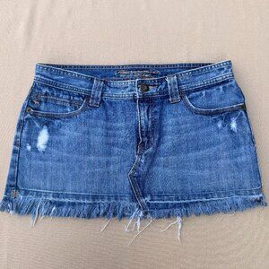 Vintage Abercrombie & Fitch Low Rise Denim Skirt